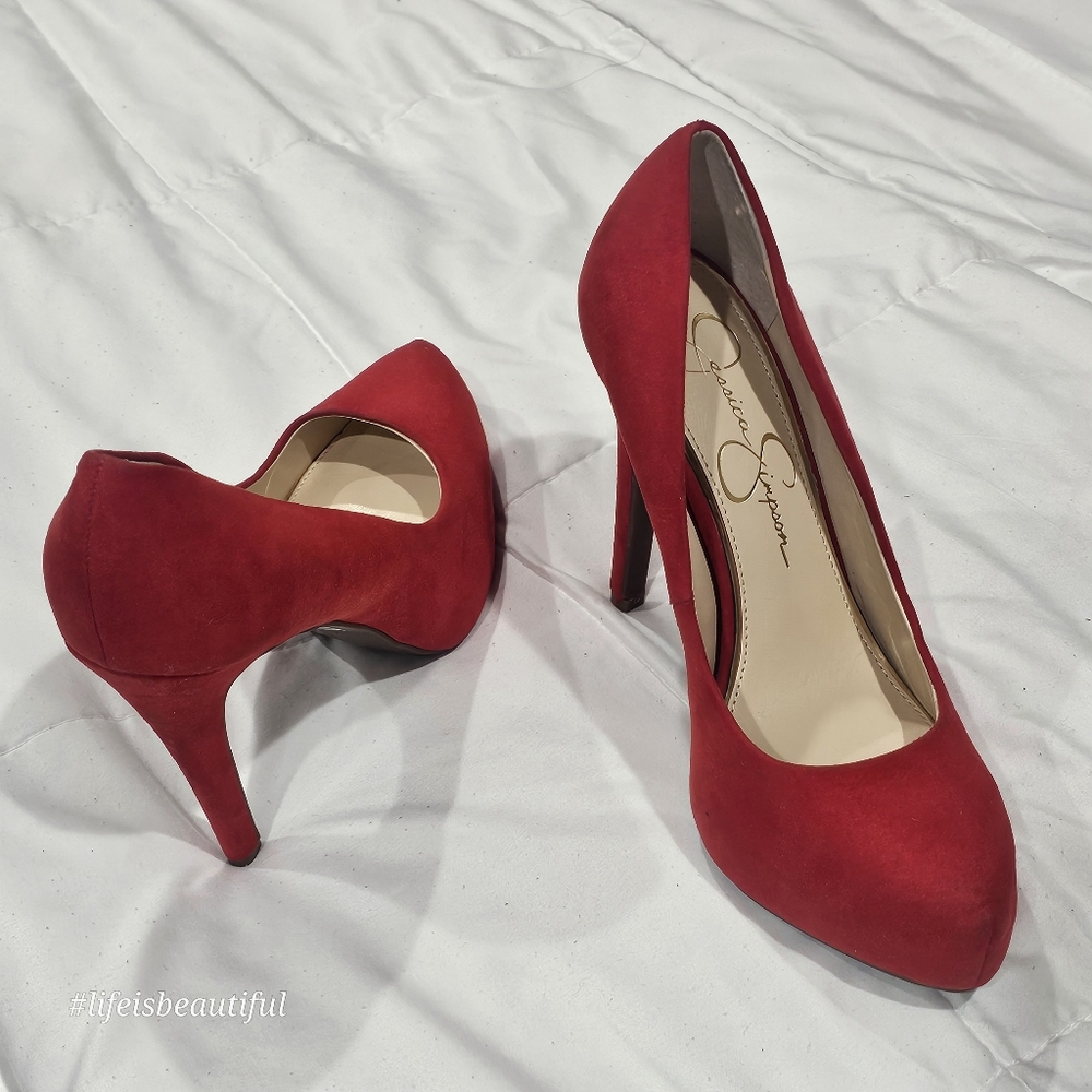 Jessica Simpson Red Heels